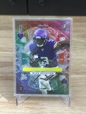 2023 wild card jordan addison 1/1